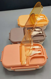 Bento Lunch Boxes With Utensils For Adults & Kids High Quality Plastic, BPA-Free and Food-Safe Materials